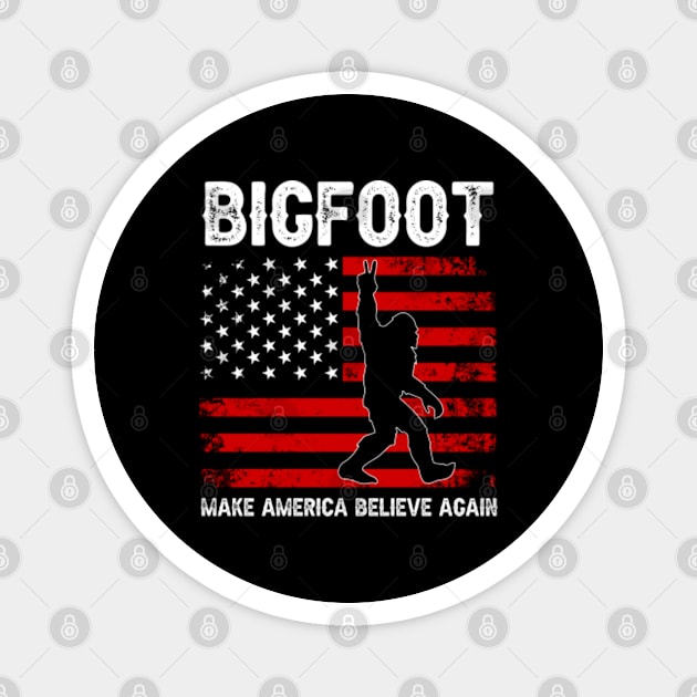 Bigfoot 2024 - Make America Believe Again Magnet by GreenCraft